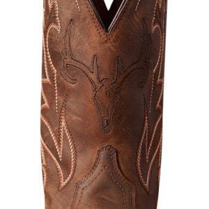ARIAT INTERNATIONAL, INC. Boots Ariat Men's Night Life Ultra Antique Tabac SQ Ostrich Square Toe Exotic Western Boots 10040344