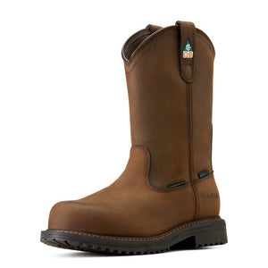 ARIAT INTERNATIONAL, INC. Boots Ariat Men's RigTEK Waterproof Oily Distressed Brown Composite Toe Work Boot 10035988