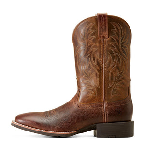 ARIAT INTERNATIONAL, INC. Boots Ariat Men's Sport Fiddle Brown Wide Square Toe Western Boots 10016291