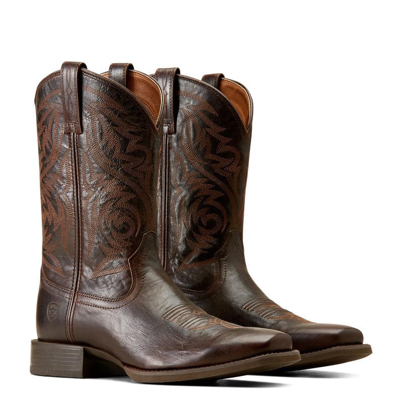 ARIAT INTERNATIONAL, INC. Boots Ariat Men's Sport Herdsman Burnished Chocolate Square Toe Cowboy Boots 10050990