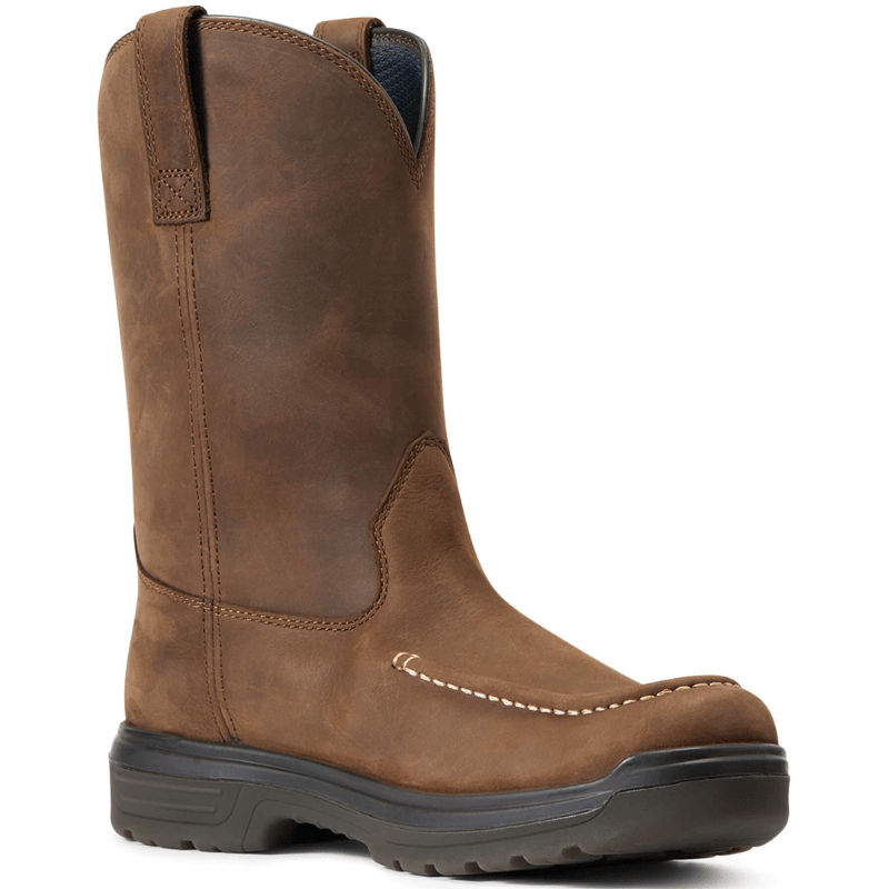 Men's pull on sales work boots sale