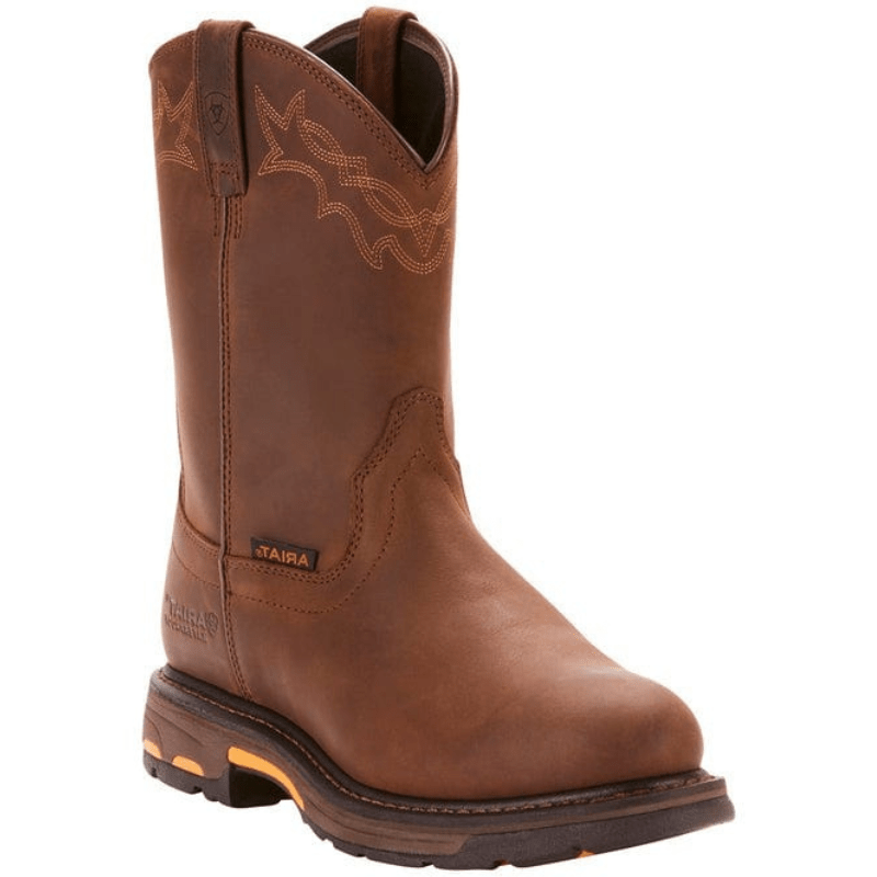 ARIAT INTERNATIONAL, INC. Boots Ariat Men's WorkHog Oily Distressed Brown Waterproof Work Boots 10001198