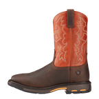 ARIAT INTERNATIONAL, INC. Boots Ariat Men's WorkHog Wide Square Toe Dark Earth/Brick Work Boots - 10005888