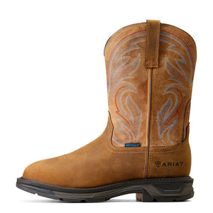 ARIAT INTERNATIONAL, INC. Boots Ariat Men's WorkHog XT Distressed Brown Waterproof Roper Toe Work Boots T10045436