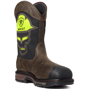 ARIAT INTERNATIONAL, INC. Boots Ariat Men's WorkHog XT VentTEK Iron Coffee Bold Waterproof Carbon Toe Work Boots 10035881