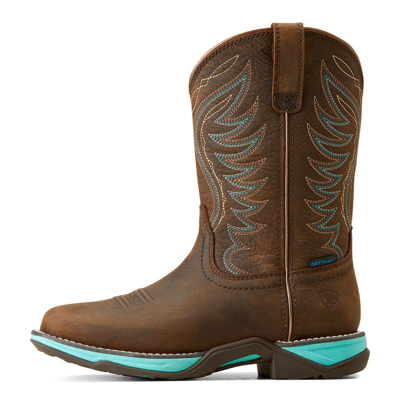ARIAT INTERNATIONAL, INC. Boots Ariat Women's Anthem Waterproof Dark Roast Square Toe Western Boot 10046862
