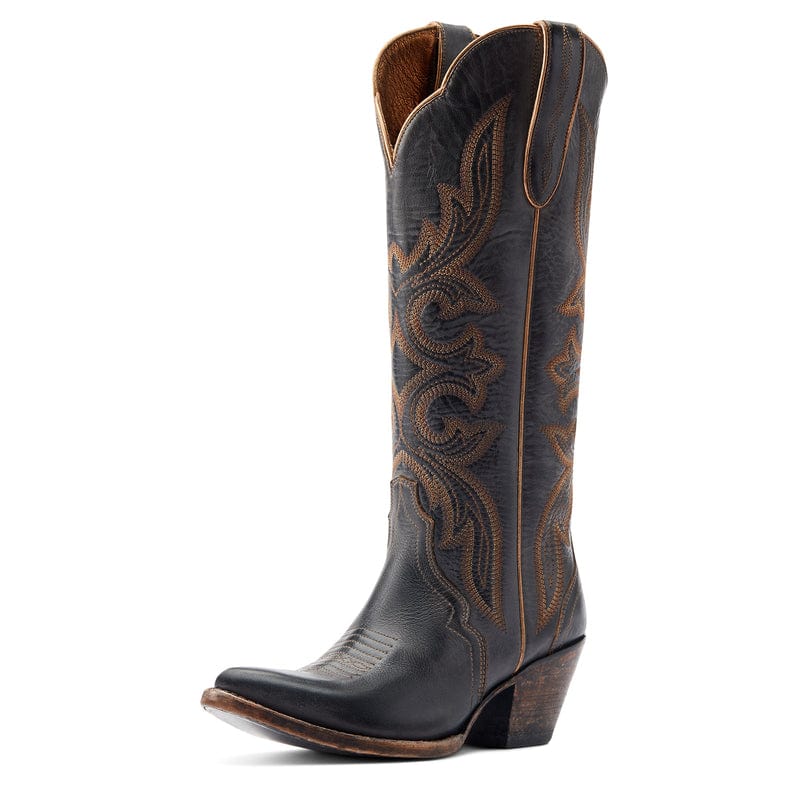 ARIAT INTERNATIONAL, INC. Boots Ariat Women's Belinda Black StretchFit J Toe Western Boot 10044414