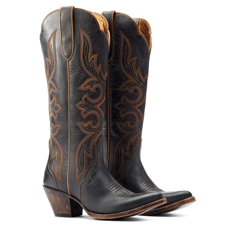 ARIAT INTERNATIONAL, INC. Boots Ariat Women's Belinda Black StretchFit J Toe Western Boot 10044414