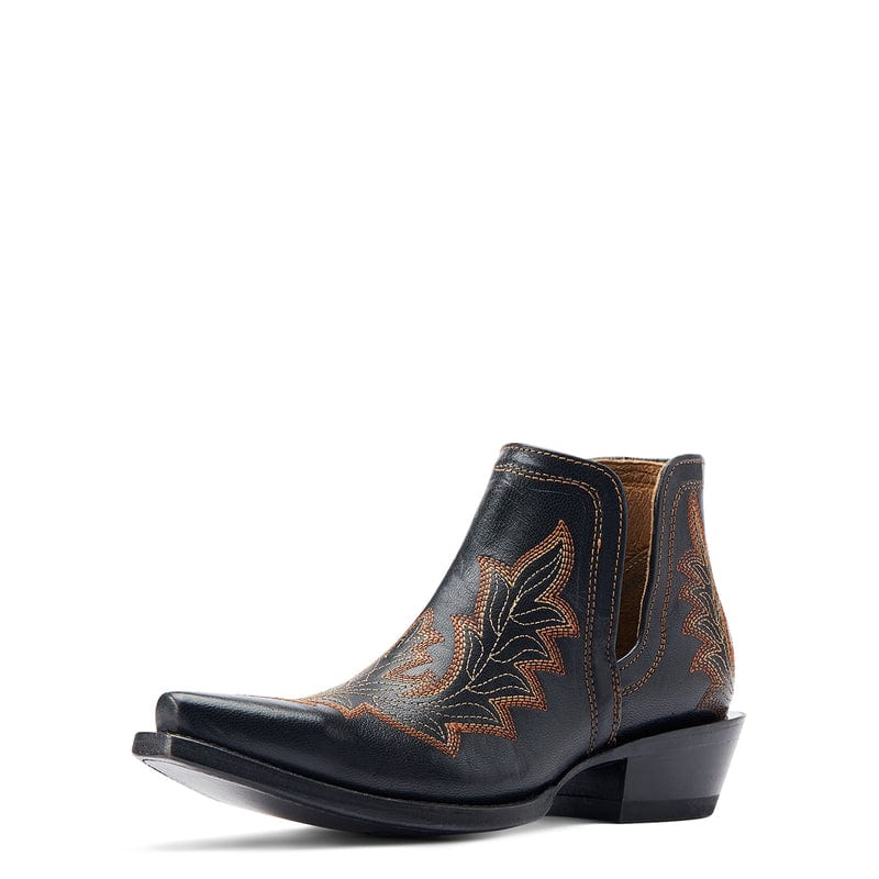 Ariat Women's Dixon Low Heel Bohemian Western Boot Black / 7.5 Ariat Women's Dixon Low Heel Bohemian Western Boot Black / 7.5