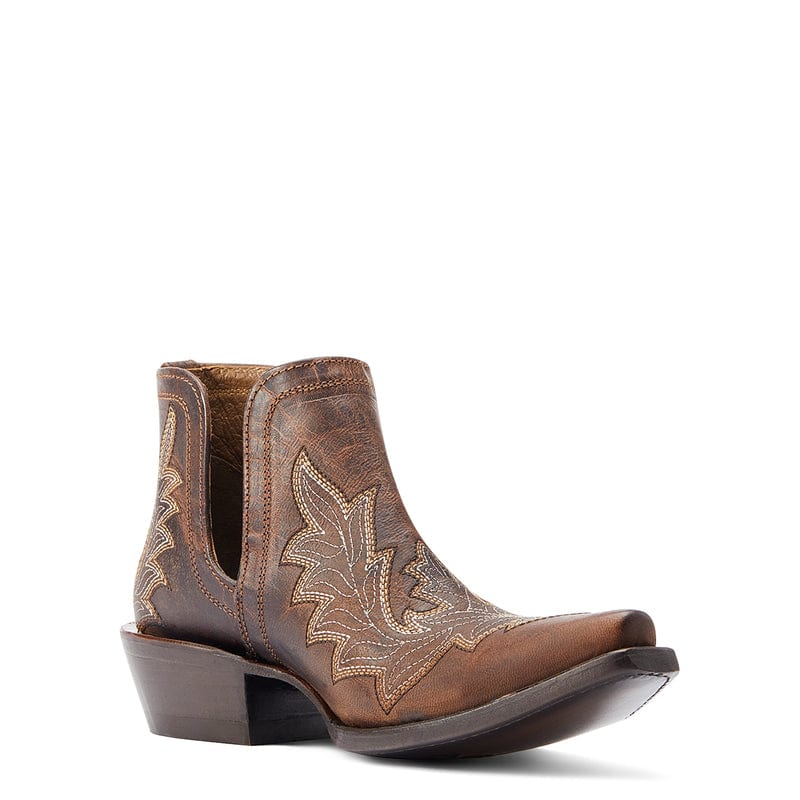 ARIAT INTERNATIONAL, INC. Boots Ariat Women's Dixon Rhino Tan Low Heel Western Booties 10044502