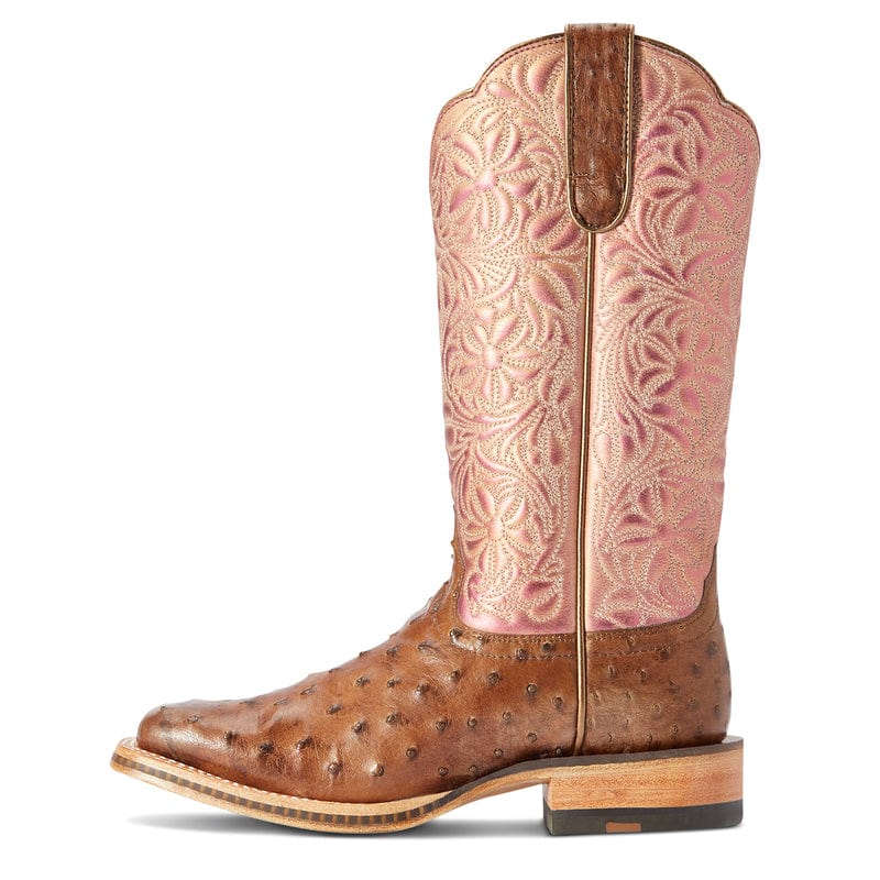ARIAT INTERNATIONAL, INC. Boots Ariat Women's Donatella Distressed Chocolate Square Toe Western Boots 10042383