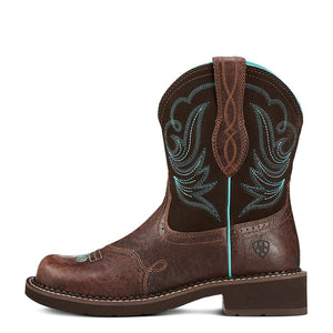 ARIAT INTERNATIONAL, INC. Boots Ariat Women's Fatbaby Heritage Dapper Royal Chocolate Brown Western Boots 10016238