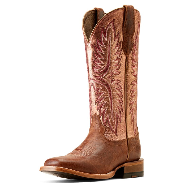 ARIAT INTERNATIONAL, INC. Boots Ariat Women's Frontier Calamity Jane Bite The Dust Brown Square Toe Western Boots 10051024