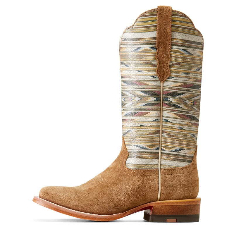 ARIAT INTERNATIONAL, INC. Boots Ariat Women's Frontier Chimayo Dijon Roughout Square Toe Western Boots 10047051