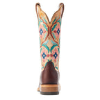 ARIAT INTERNATIONAL, INC. Boots Ariat Women's Frontier Daniella Brazen Tan Square Toe Western Boots 10044542
