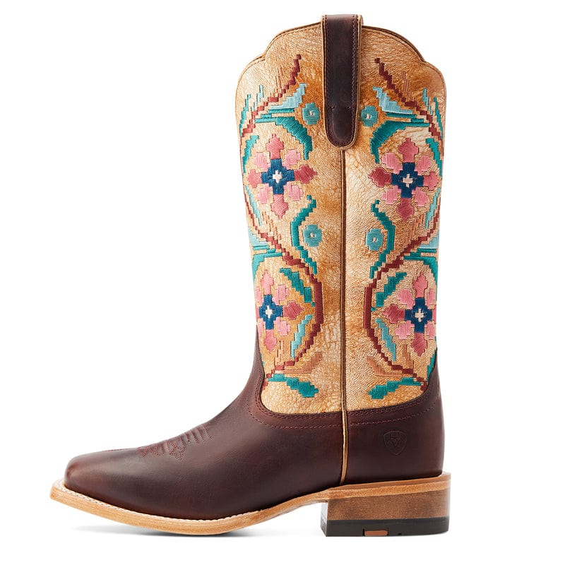 Ariat Women's Frontier Daniella Brazen Tan Square Toe Western