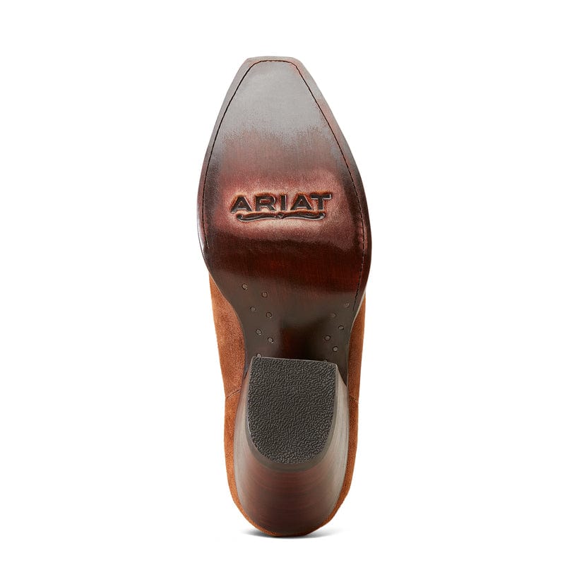 ARIAT INTERNATIONAL, INC. Boots Ariat Women's Hazel Chimayo Terracotta Roughout Snip Toe Bootie 10046970