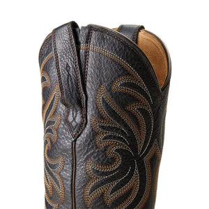 ARIAT INTERNATIONAL, INC. Boots Ariat Women's Heritage Black Deertan Stretchfit J Toe Western Boots 10051050