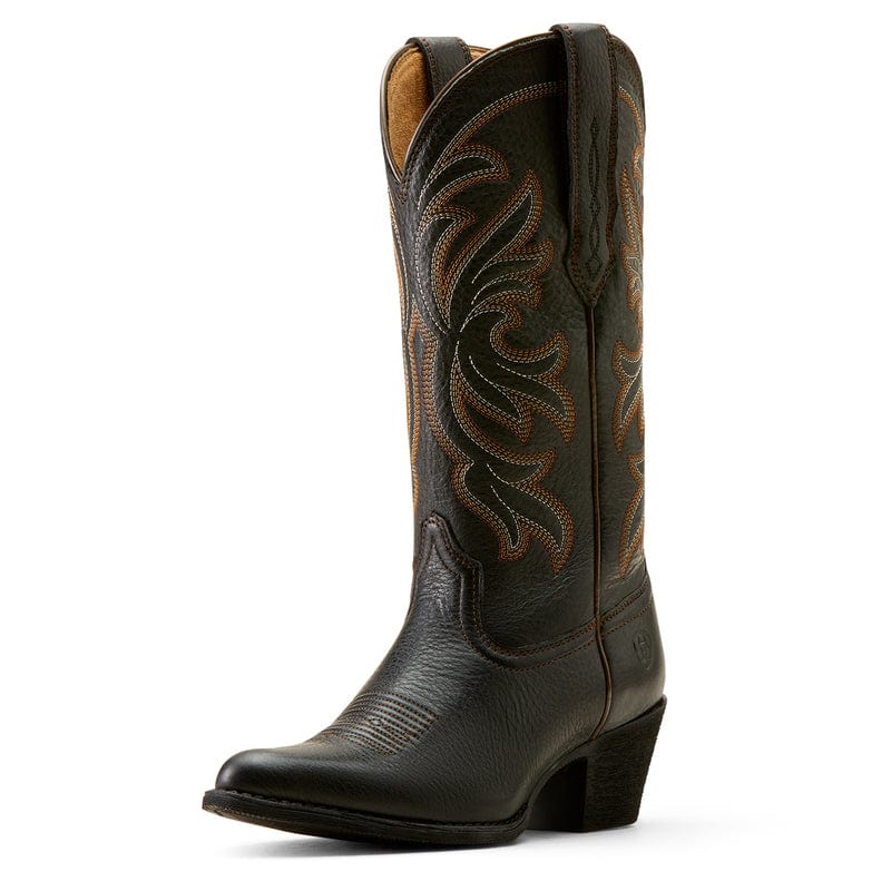 (取寄) アリアット レディース ヘリテージ J トゥ ストレッチフィット ウェスタン ブーツ Ariat women Heritage J Toe Stretchfit Western Boots Black Deertan Ariat Women's Heritage Black Deertan Stretchfit J Toe Western