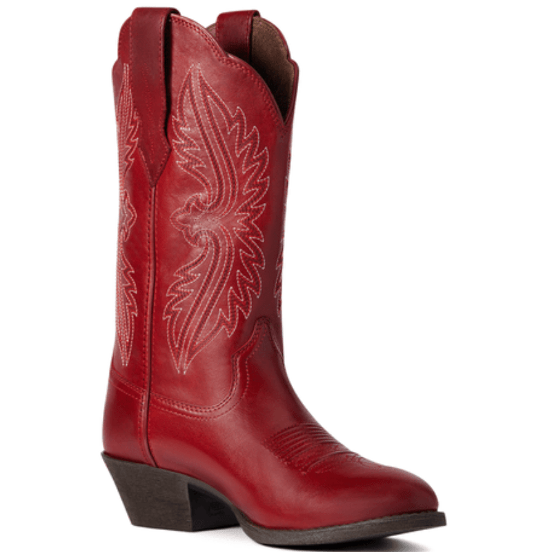 Ariat Women's Heritage Rosy Red StretchFit Cowgirl Boots 10038433