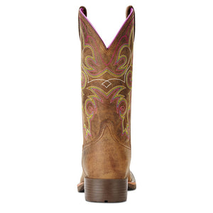 ARIAT INTERNATIONAL, INC. Boots Ariat Women's Hybrid Rancher Distressed Brown Square Toe Western Boots 10018527