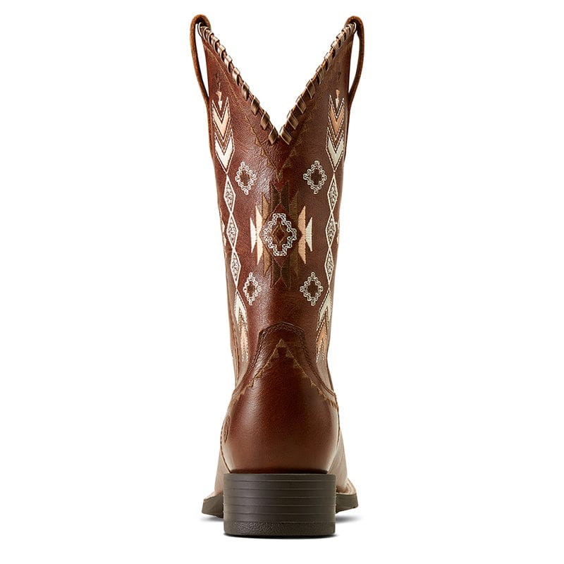 ARIAT INTERNATIONAL, INC. Boots Ariat Women's Round Up Skyler Canyon Tan Square Toe Western Boots 10038327