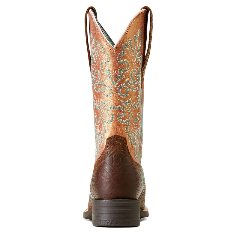 ARIAT INTERNATIONAL, INC. Boots Ariat Women's Round Up Toasted Blanket Emboss Square Toe Western Boots 10047039