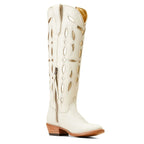 ARIAT INTERNATIONAL, INC. Boots Ariat Women's Saylor StretchFit Blanco White Round Toe Western Boot 10046965