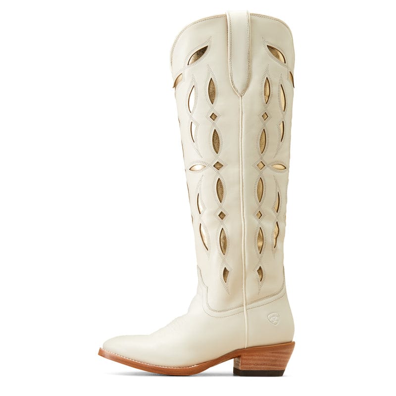 ARIAT INTERNATIONAL, INC. Boots Ariat Women's Saylor StretchFit Blanco White Round Toe Western Boot 10046965