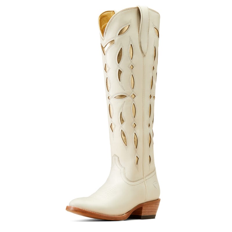 ARIAT INTERNATIONAL, INC. Boots Ariat Women's Saylor StretchFit Blanco White Round Toe Western Boot 10046965