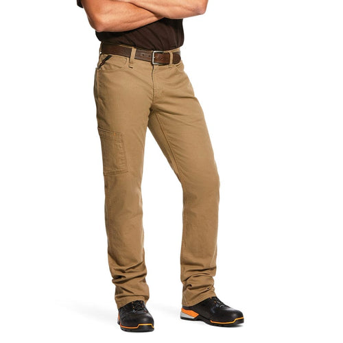 ARIAT INTERNATIONAL, INC. Jeans Ariat Men's Rebar M4 Low Rise DuraStretch Made Tough Stackable Straight Leg Pants 10030239