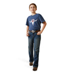 ARIAT INTERNATIONAL, INC. Shirts Ariat Boys Rodeo Skull Navy T-Shirt 10045293