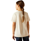 ARIAT INTERNATIONAL, INC. Shirts Ariat Girls Cow Cover Natural Graphic T-Shirt 10051773