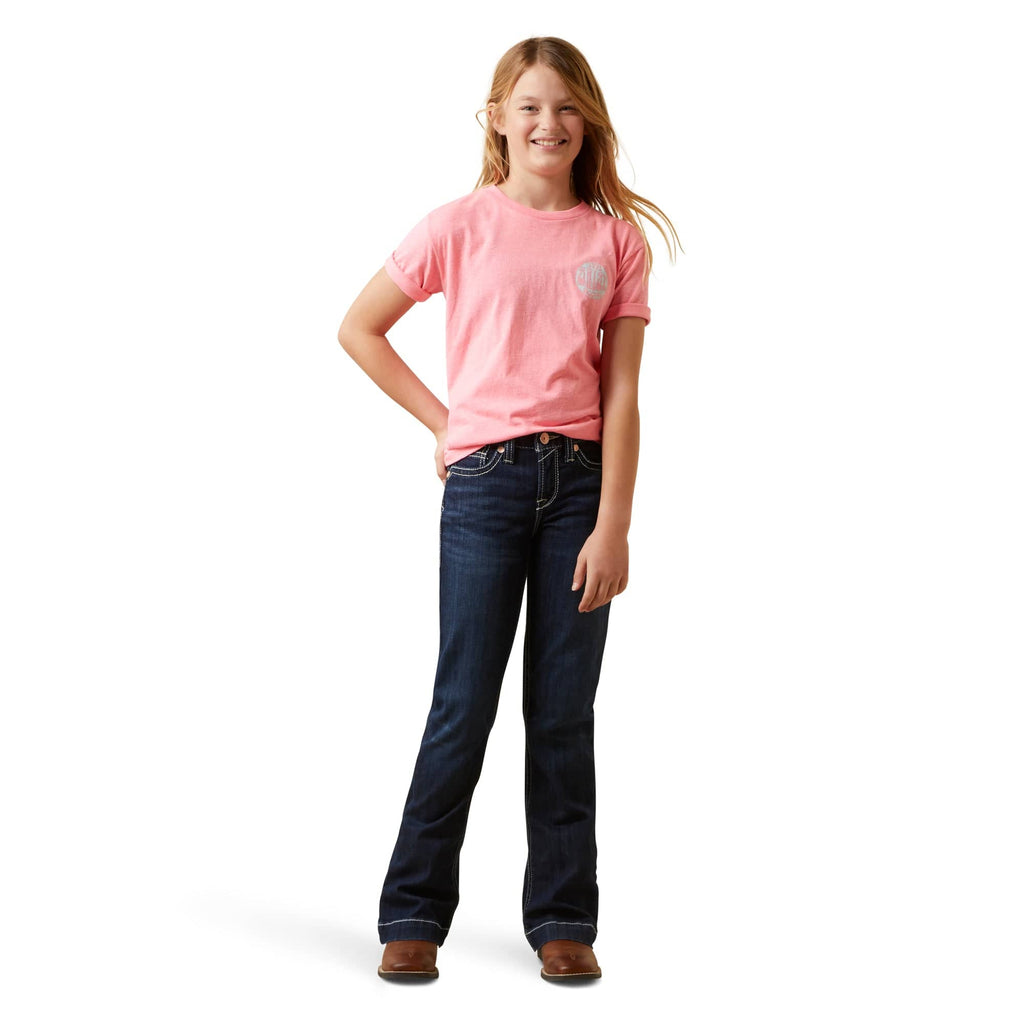 ARIAT INTERNATIONAL, INC. Shirts Ariat Girls Groovy Pink Tee 10045458