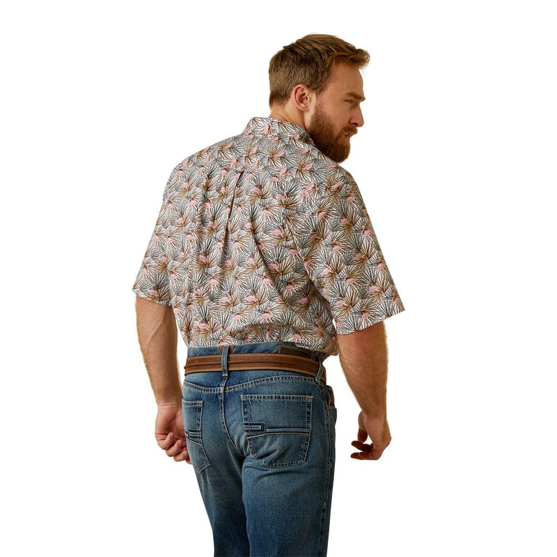 ARIAT INTERNATIONAL, INC. Shirts Ariat Men's Amir White Classic Fit Short Sleeve Shirt10045053