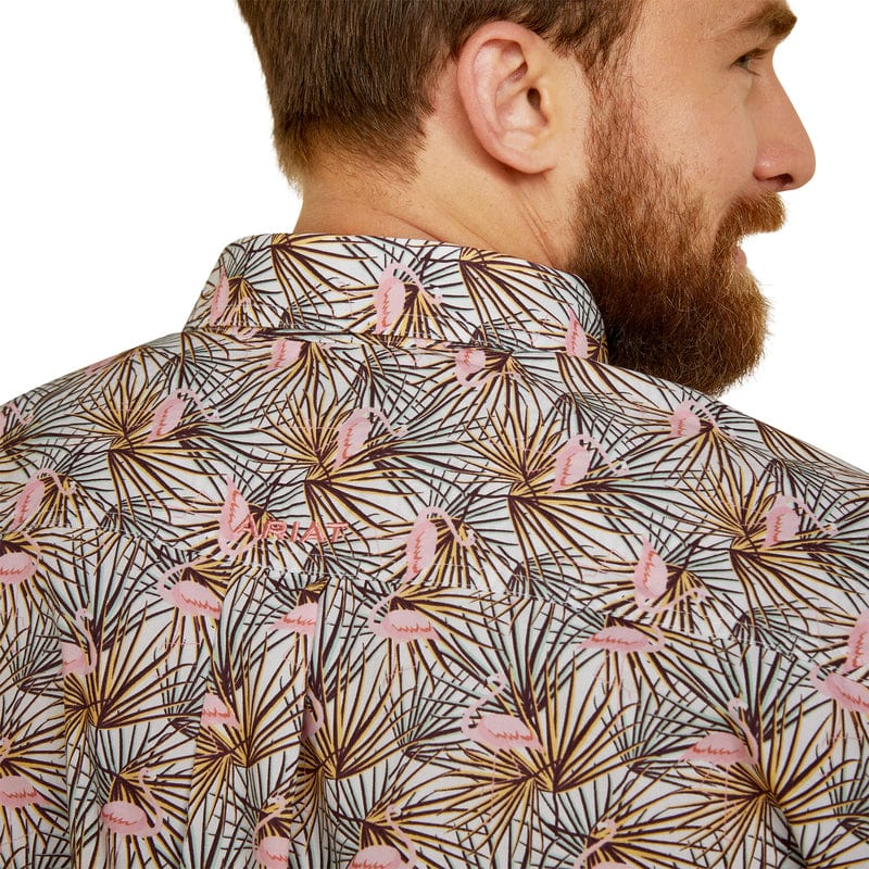 ARIAT INTERNATIONAL, INC. Shirts Ariat Men's Amir White Classic Fit Short Sleeve Shirt10045053