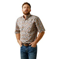 ARIAT INTERNATIONAL, INC. Shirts Ariat Men's Amir White Classic Fit Short Sleeve Shirt10045053
