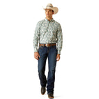 ARIAT INTERNATIONAL, INC. Shirts Ariat Men's Eamanuel Reff Water Long Sleeve Button Down Fitted Shirt 10051246
