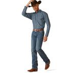 ARIAT INTERNATIONAL, INC. Shirts Ariat Men's Gordy Moonlit Ocean Classic Fit Long Sleeve Western Snap Shirt 10046529