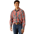 ARIAT INTERNATIONAL, INC. Shirts Ariat Men's Hernan Retro Fit Burnt Sienna Long Western Snap Shirt 10048494