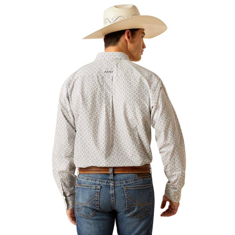 ARIAT INTERNATIONAL, INC. Shirts Ariat Men's Jimmy Grey Long Sleeve Fitted Shirt 10051525