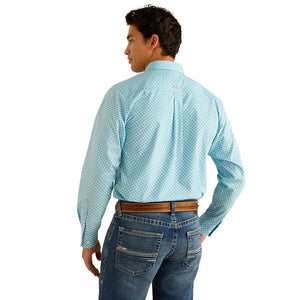 ARIAT INTERNATIONAL, INC. Shirts Ariat Men's Kamron Sky Long Sleeve Button Down Fitted Shirt 10048408