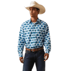 ARIAT INTERNATIONAL, INC. Shirts Ariat Men's Levi White Classic Fit Long Sleeve Shirt 10043793