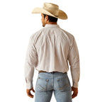 ARIAT INTERNATIONAL, INC. Shirts Ariat Men's Pro Series Tristin White Long Sleeve Button Down Classic Fit Shirt 10048360