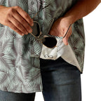 ARIAT INTERNATIONAL, INC. Shirts Ariat Men's Pro Series VentTEK Ebony Grey Short Sleeve Shirt 10048847