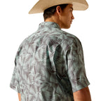ARIAT INTERNATIONAL, INC. Shirts Ariat Men's Pro Series VentTEK Ebony Grey Short Sleeve Shirt 10048847