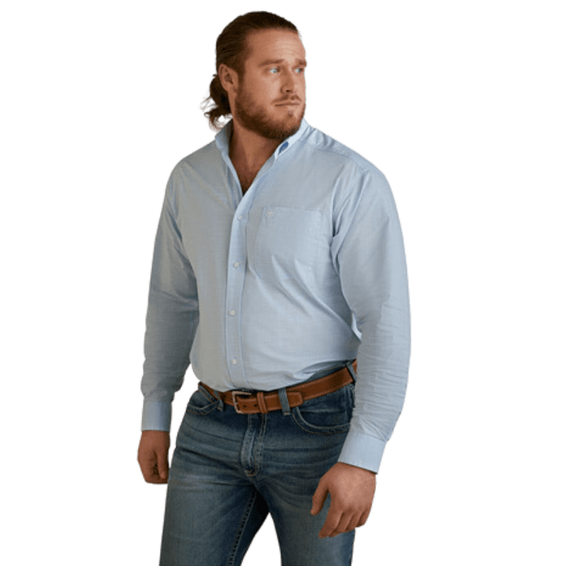 Ariat Men's Solid Slub Classic Fit Shirt 10045025