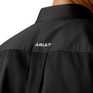 ARIAT INTERNATIONAL, INC. Shirts Ariat Men's Team Logo Twill Classic Fit Black Mexico Long Sleeve Button Down Shirt 10038500