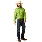 ARIAT INTERNATIONAL, INC. Shirts Ariat Men's Team Logo Twill Parakeet Classic Fit Long Sleeve Button Down Shirt 10048808