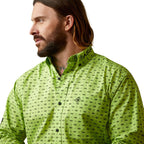 ARIAT INTERNATIONAL, INC. Shirts Ariat Men's Team Pruitt Green Classic Fit Shirt 10045065